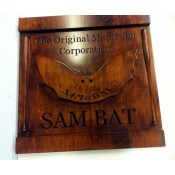 3d Carved SAMBAT Sign